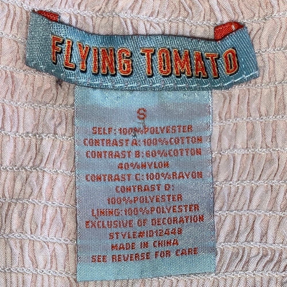 Flying tomato strapless dress boho western size S - Picture 3 of 3